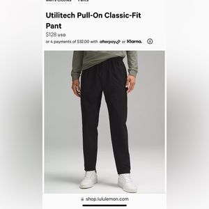 Lululemon Utilitech Pull-On Classic-Fit Pant